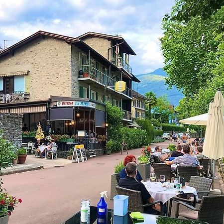 Osteria La Riva Hotel Minusio Ngoại thất bức ảnh